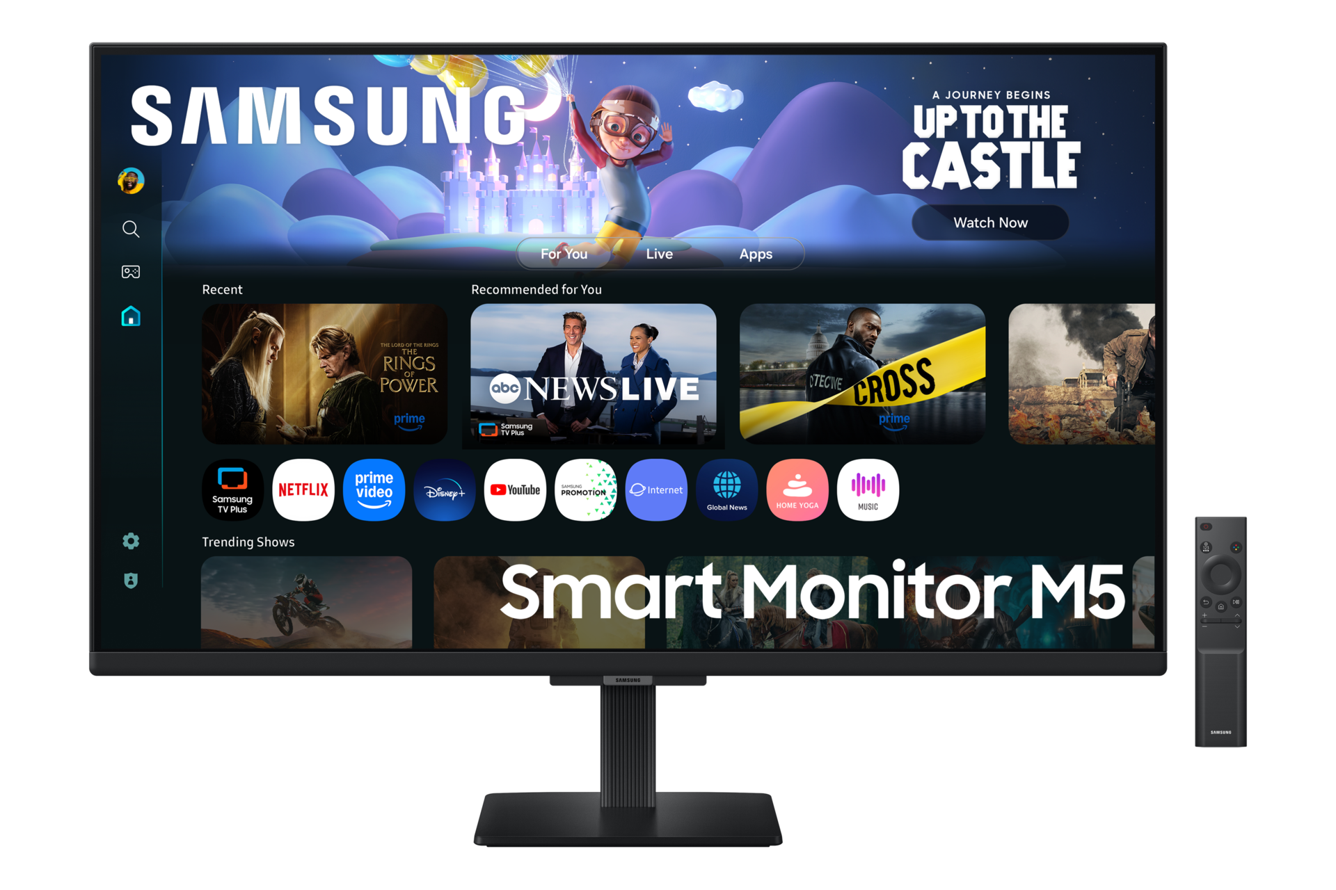 27"/32" Smart Monitor M5 M50F FHD (Black) Front13 Black 