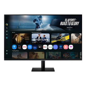 [32" Smár~t M7 M70F~ ÚHD S~kjér~m Blá~ck]