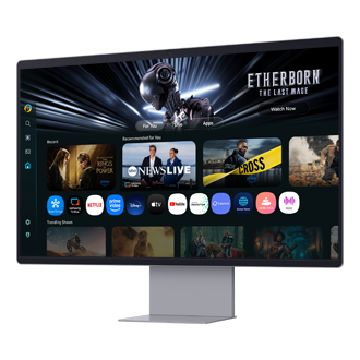 32" Smart Monitor M9 M90SF 4K OLED Samsung Vision AI Dynamic1 Silver 