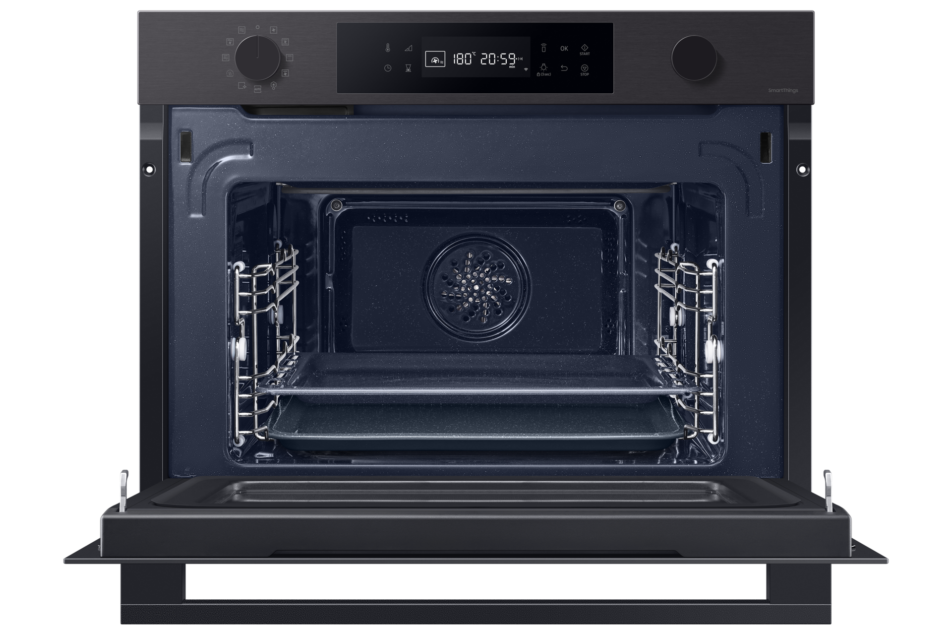 NQ7000B 4 Compact Oven with Microwave Combi, 50L Front-Open2 Black 