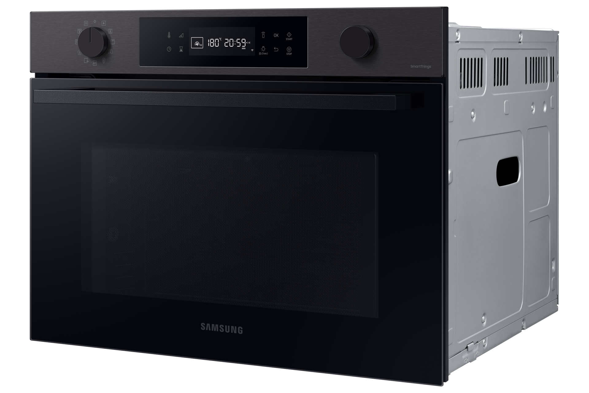 NQ7000B 4 Compact Oven with Microwave Combi, 50L L-Perspective Black 