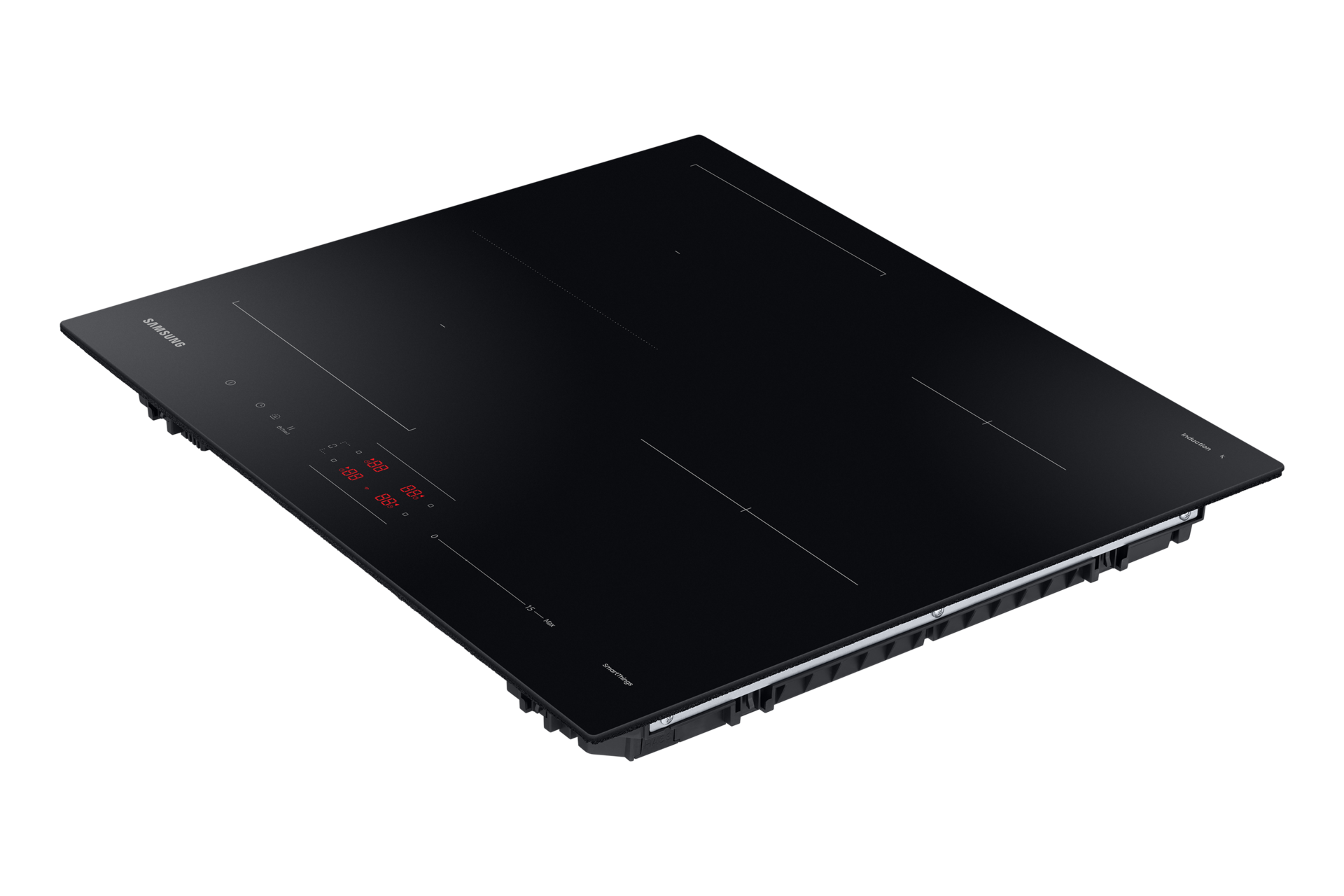 NZ8500BM 5-2 Oven Cooktop with Flex Zone and Wi-Fi Connectivity R-Perspective Black 