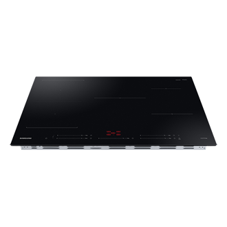 NZ8500BM Oven Cooktop with Flex Zone and Dual Ring Front-Perspective Black 