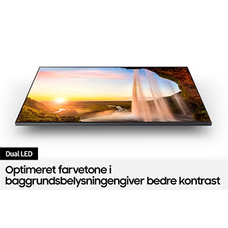 QLED-TV'et Q60A med Dual LED producerer billeder med virkelighedstro farvetoner