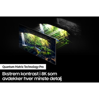 QLED-TV'et QN800A med Quantum Matrix Technology Pro afslører fine detaljer i både de mørkeste og lyseste scener