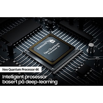 QLED-TV'et QN85A med Samsungs kraftige Neo Quantum Processor 4K forbedrer indholdet.