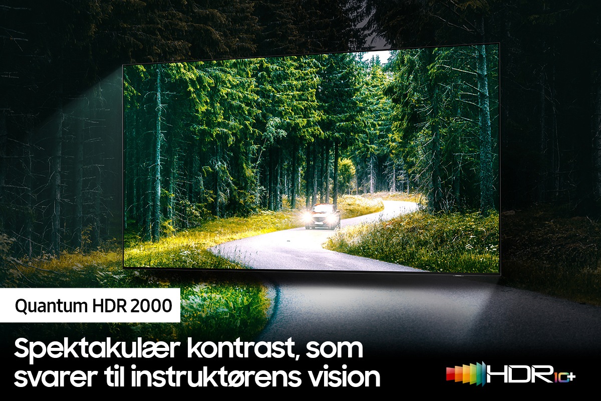 QLED-TV'et QN90A med Quantum HDR 2000 får flere detaljer frem i billederne