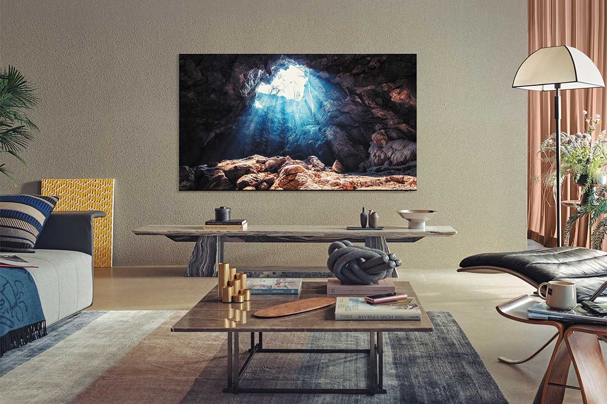 Samsung QLED QN800A med Neo Quantum Processor 8K producerer klare og tydelige billeder