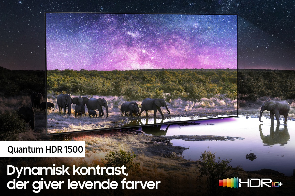 QLED-TV'et QN85A med Quantum HDR 1500 får flere detaljer frem i billederne