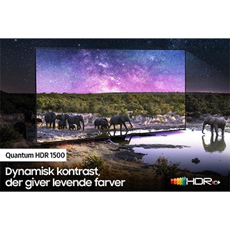 QLED-TV'et QN85A med Quantum HDR 1500 får flere detaljer frem i billederne