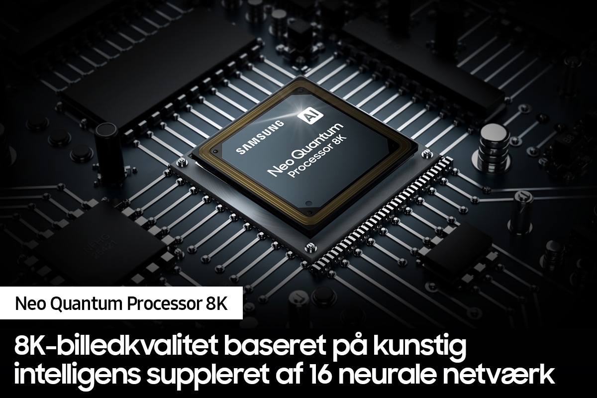 QLED-TV'et QN900A med Samsungs kraftige Neo Quantum Processor 8K forbedrer indholdet