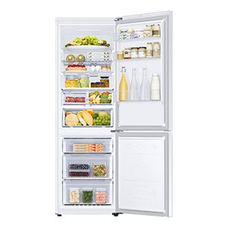 Køle-fryseskab AI Energy Mode 185 cm Front-Open-With-Food White 