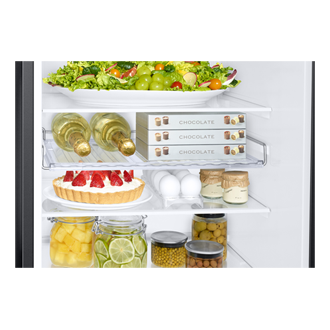 Køle-fryseskab AI Energy Mode 185 cm Detail-Wine-Shelf Black 