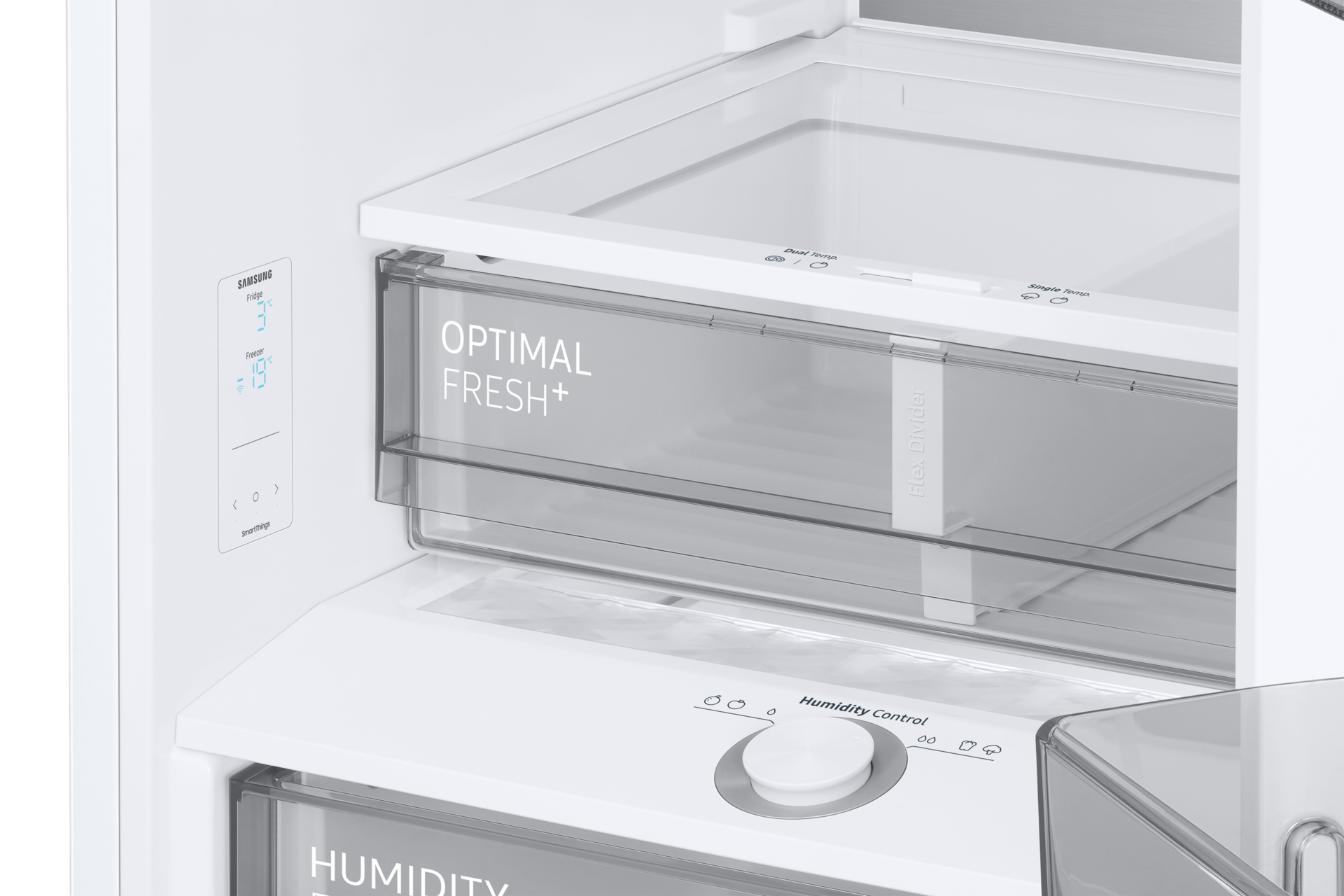 Køle- og fryseskab Metal Cooling 203 cm Detail-Display White 