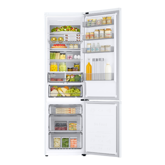 Køle- og fryseskab Metal Cooling 203 cm Front-Open-with-food White 