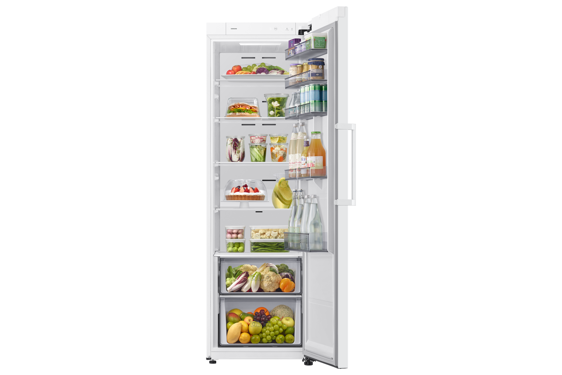 Køleskab One Door Precise Cooling 186 cm Front-Open-With-Food White 