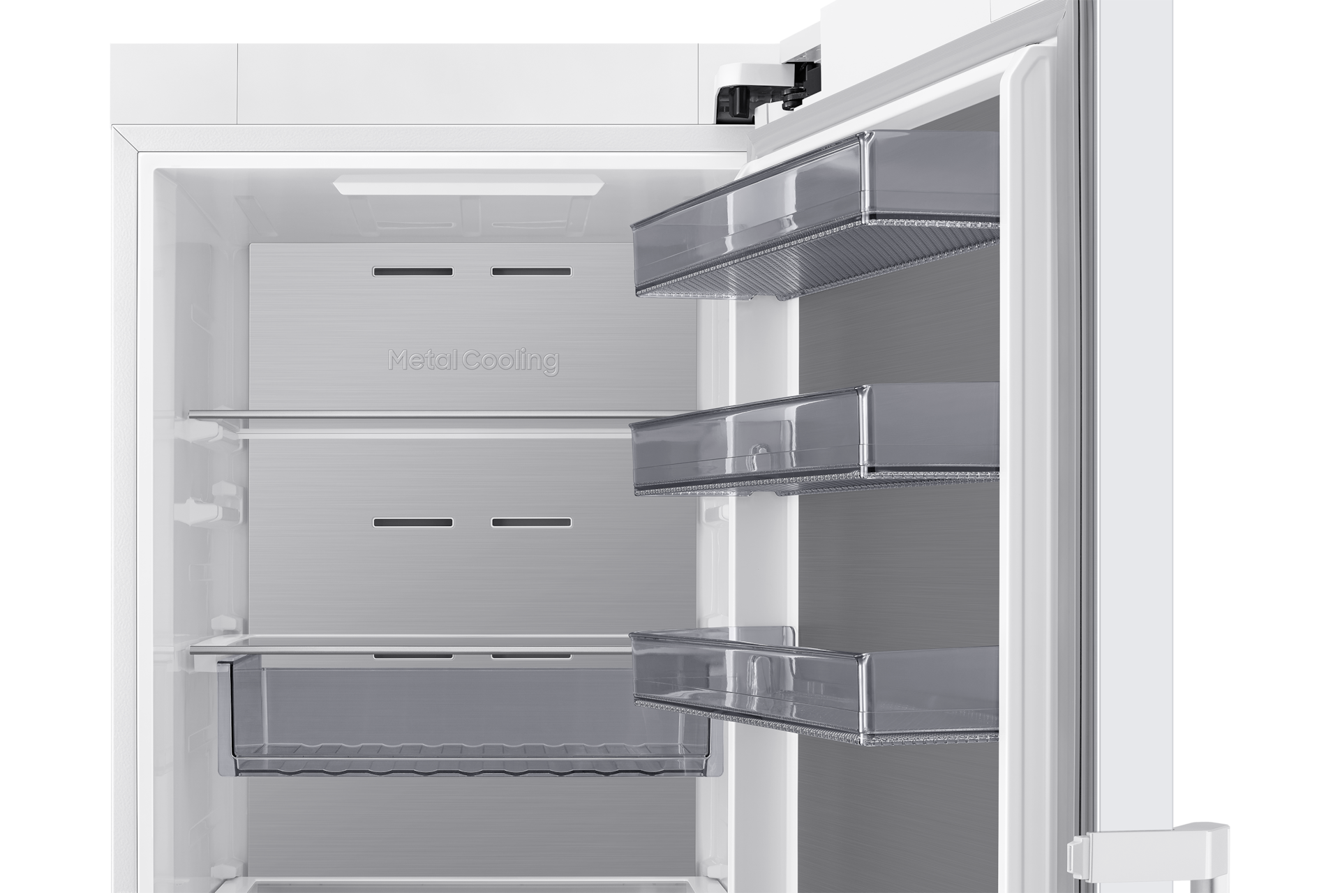 Tall One Door RI80H/24 AI precise cooling 387L Detail-Metal-Duct White 