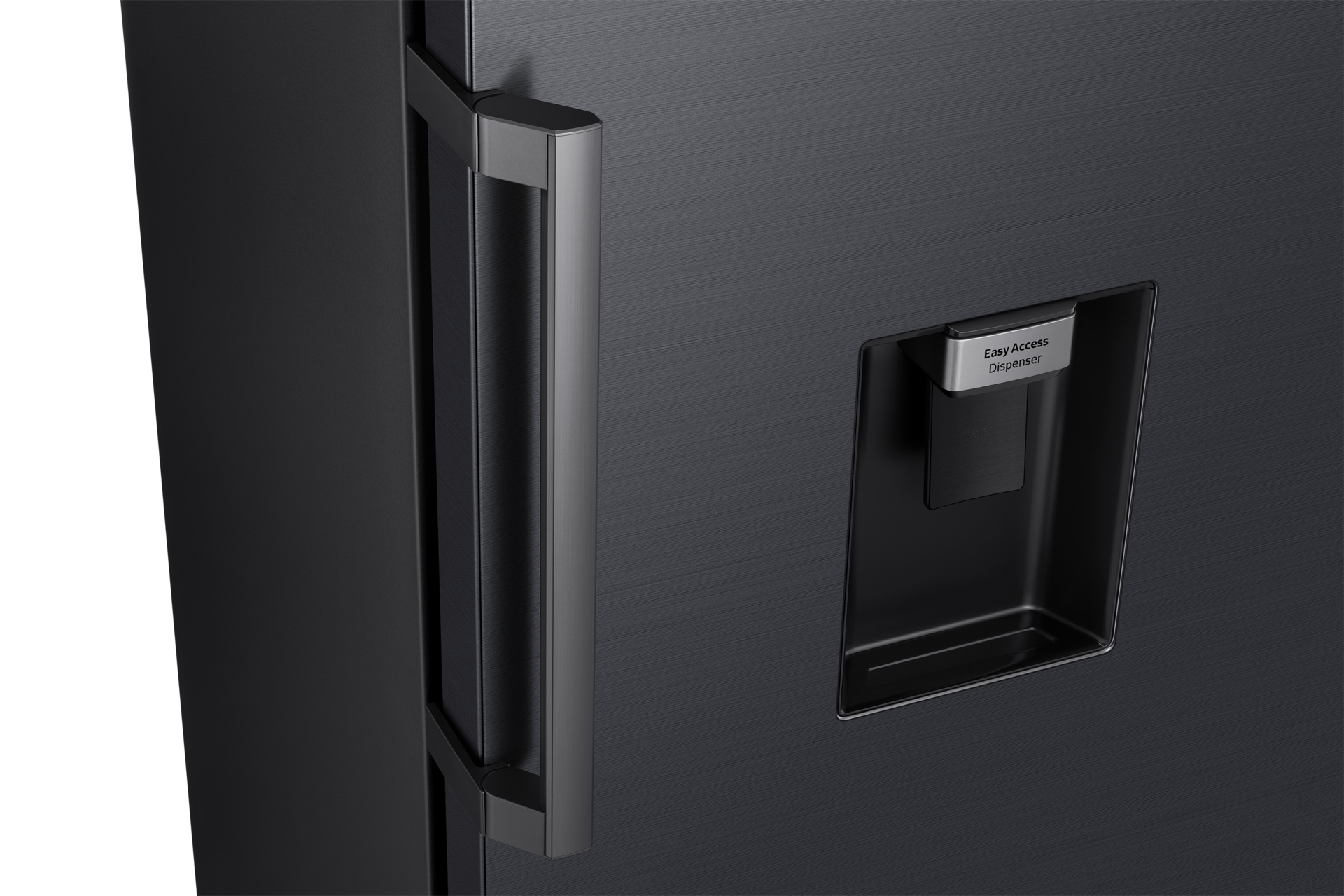 Fridge One Door AI precise cooling 186cm Detail-Handle Black 