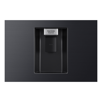 Fridge One Door AI precise cooling 186cm Detail-Dispenser Black 