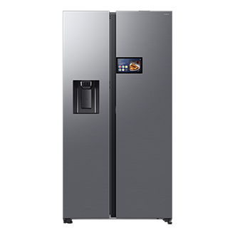 Bespoke AI Refrigerator SBS AI Home Refrigerator SBS AI Home SBS AI Home Front Silver 