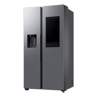 Bespoke AI Refrigerator SBS -Family Hub R-Perspective Silver 