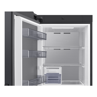 Frysere One Door Auto Open Door 186cm Detail-Metal-Duct Black 