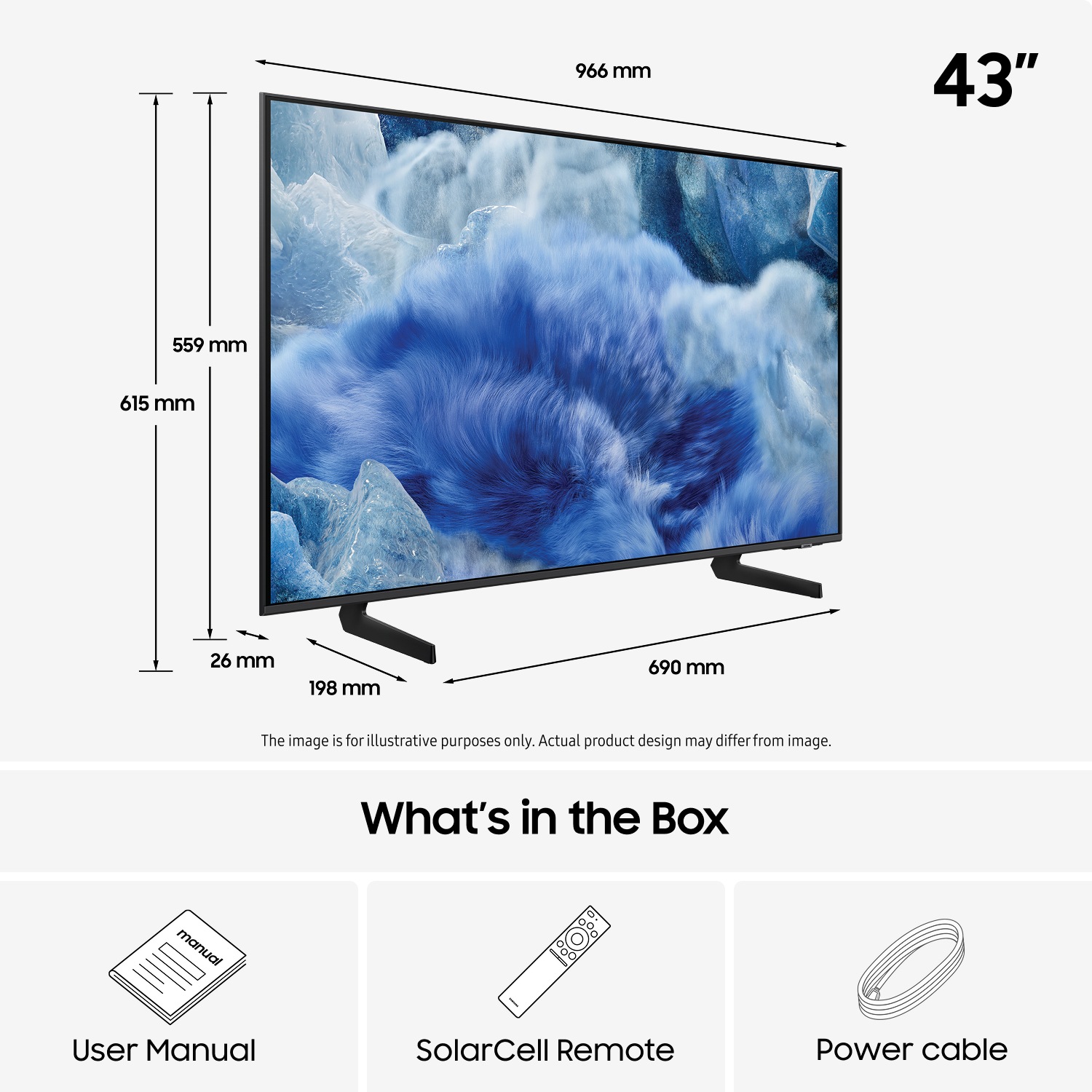 43" QLED Q8FA 4K Smart TV (2025) Titanium Gray