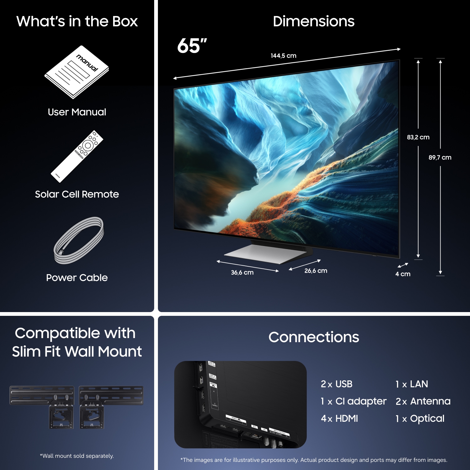 OLED S92H 4K Samsung Vision AI Smart TV (2026) Graphite