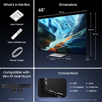 OLED S92H 4K Samsung Vision AI Smart TV (2026) Graphite
