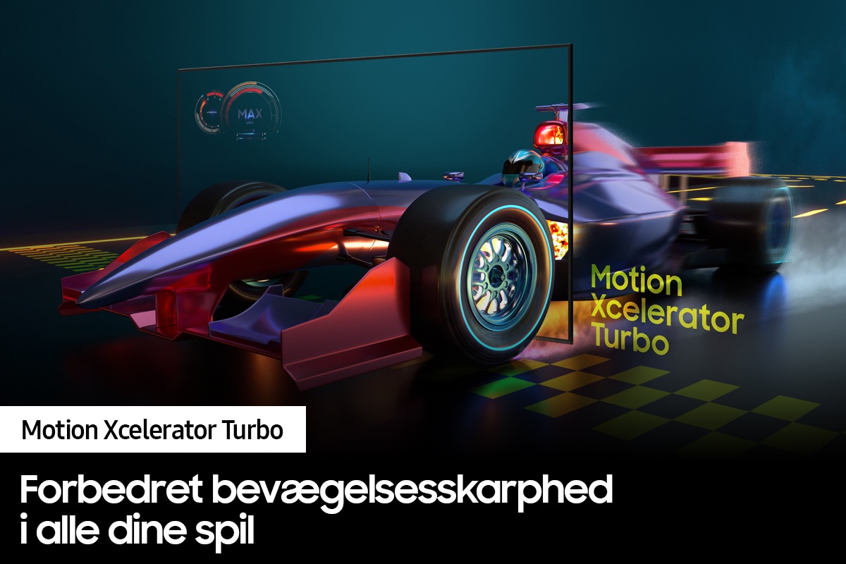 Crystal UHD-TV'et AU9000 gengiver bevægelser klart og tydeligt takket være Motion Xcelerator Turbo