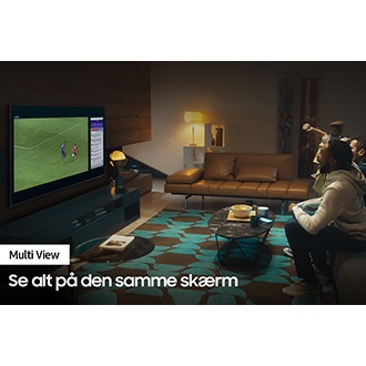 Crystal UHD-TV'et AU9000 kan forbindes til din telefon ved hjælp af Multi View