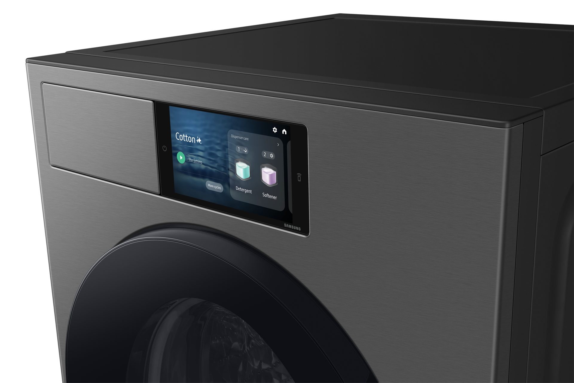 Bespoke Vaskemaskine AI Home 9 kg Panel-Control Silver 