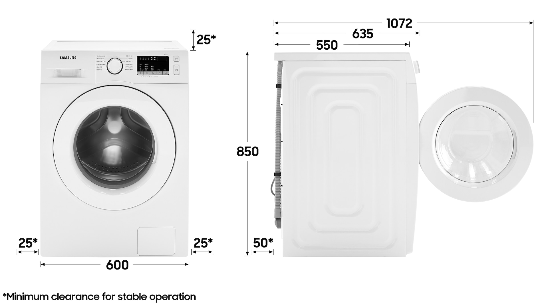 WW4000T WW80T4040EE Washing Machine Dimensions (jpg)