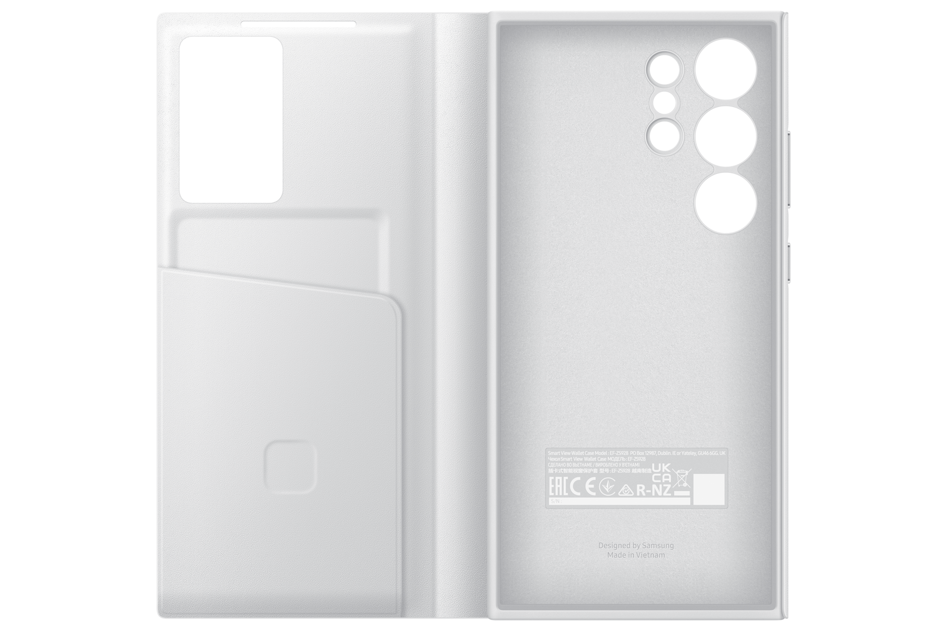 front-open White