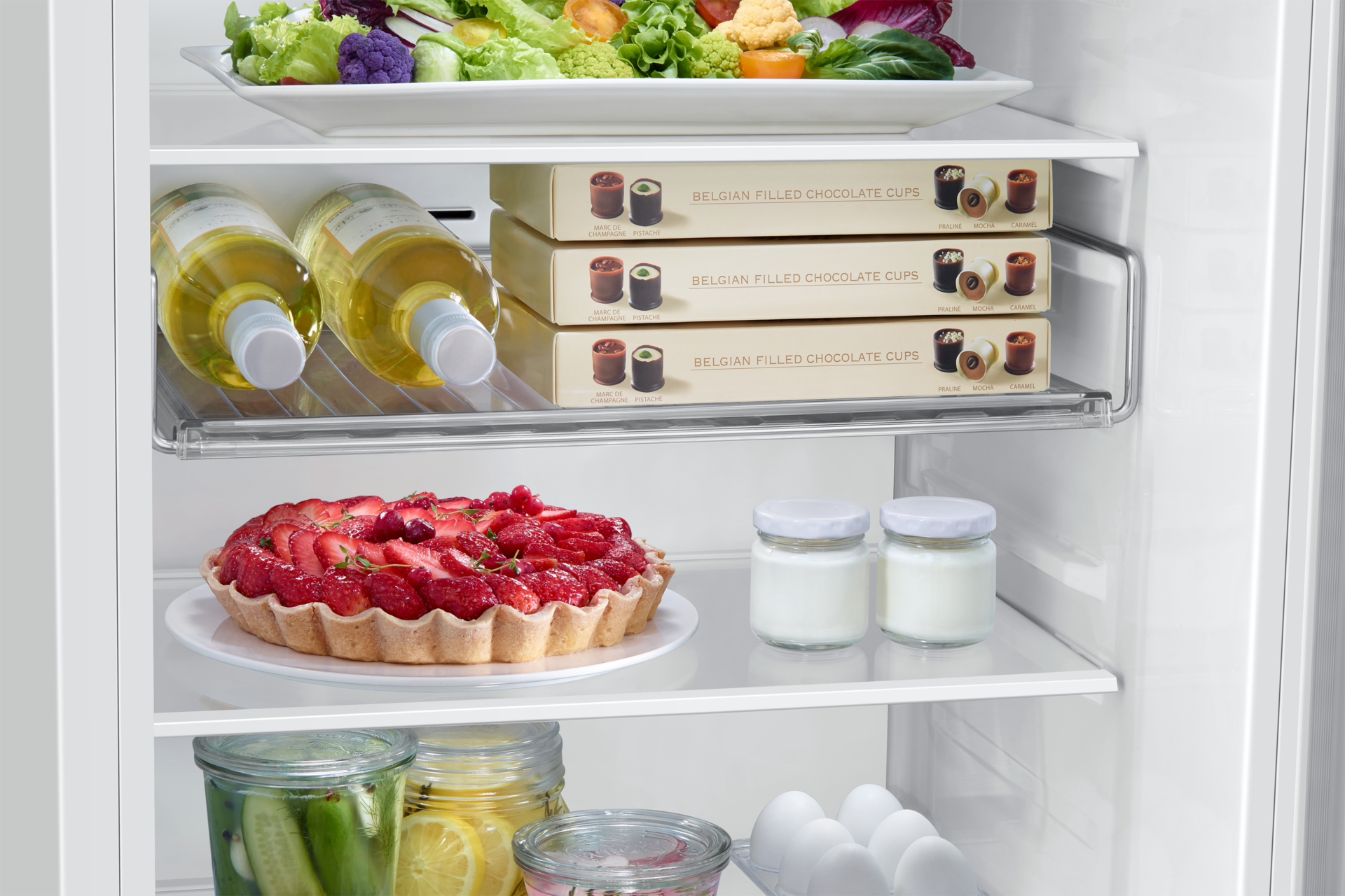 BRB80F Bottom Mount Freezer with SmartThings AI Energy Mode BRB70F26CES0EO Detail4 White 