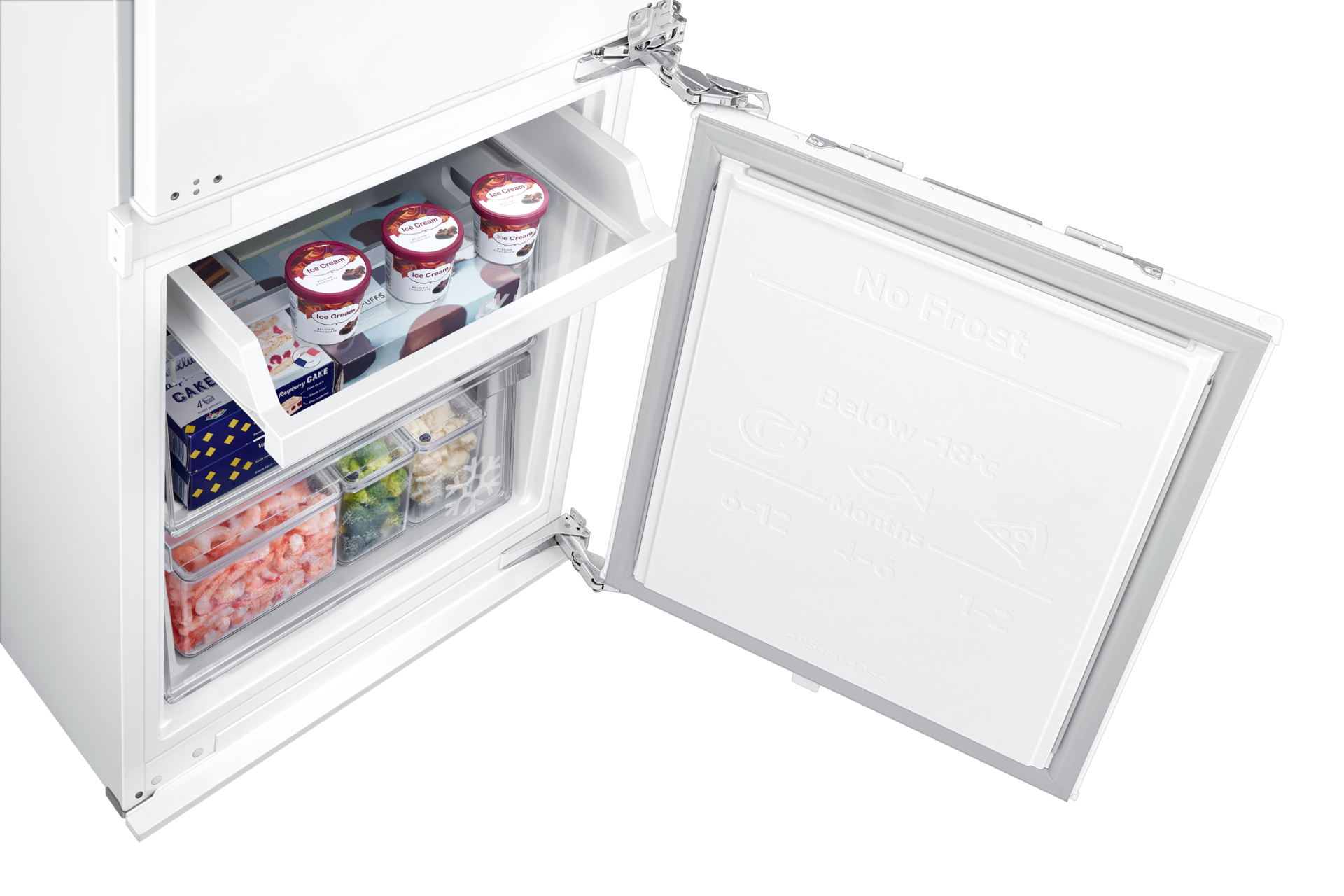 BRB80F Bottom Mount Freezer with Twin Cooling Detail3 White 