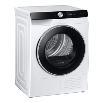 Laundry Dryer with A Energy Efficiency Rating and AI Dry+ L-Perspective White 