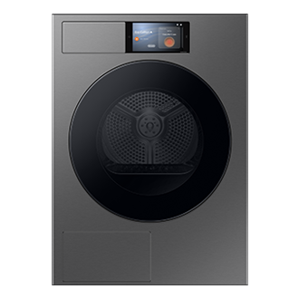 Bespoke AI Laundry Dryer with A Energy Efficiency Rating Front Metallic Silver 