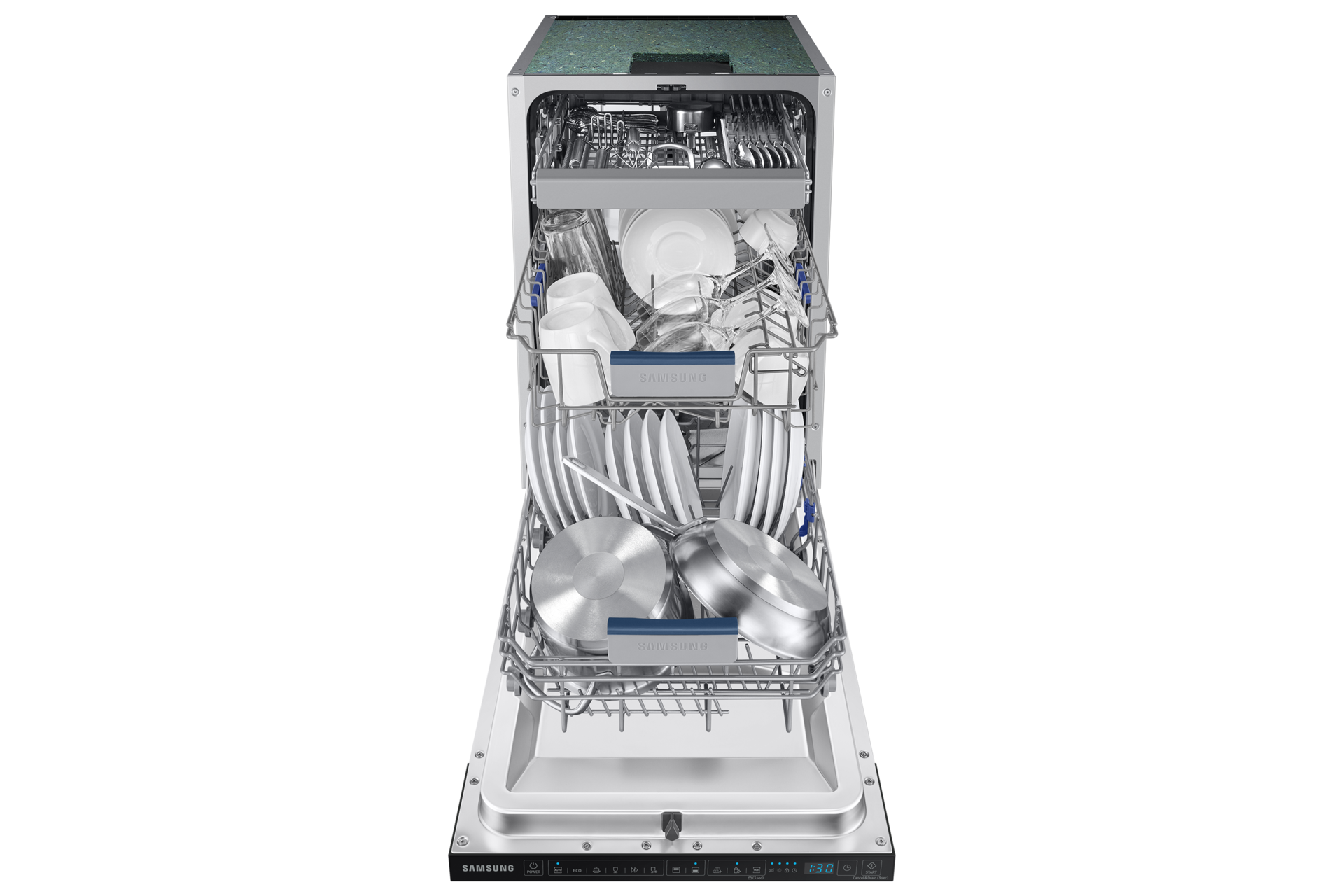 DW4000RM Freestanding Dishwasher with Energy Efficiency and Flexible 3rd rack Front-Open3 White 