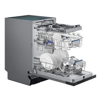 DW4000RM Freestanding Dishwasher with Energy Efficiency and Flexible 3rd rack Dynamic White 