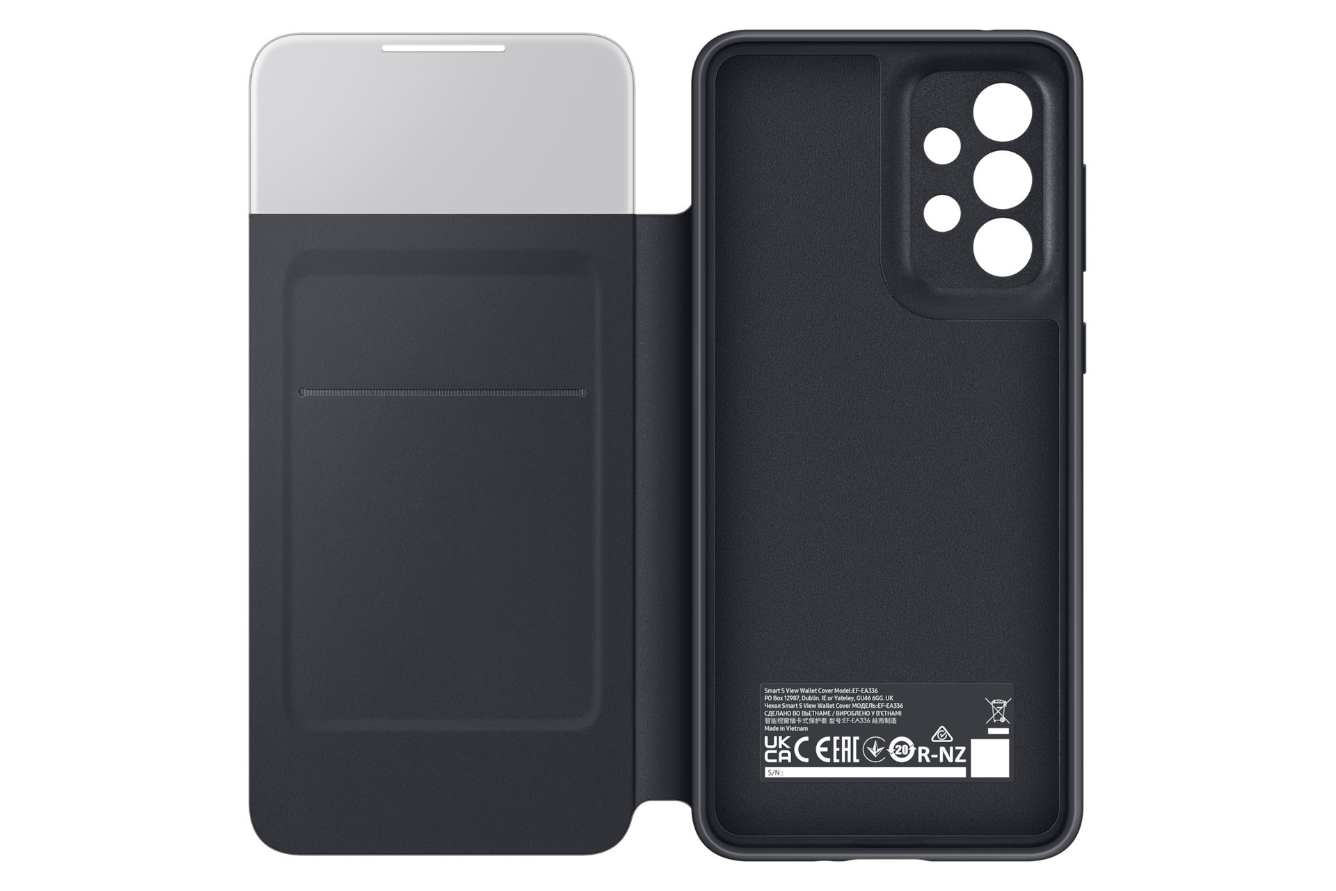 front-open-case-only Black