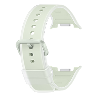 Galaxy Watch9 | Watch8 kahevärviline silikoonrihm (S/M) Back-Perspective Green 