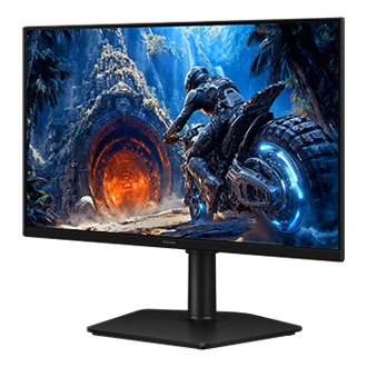 25-tolline Odyssey G4 G40H FHD 300Hz mängurimonitor, parempoolne vaatenurk, must