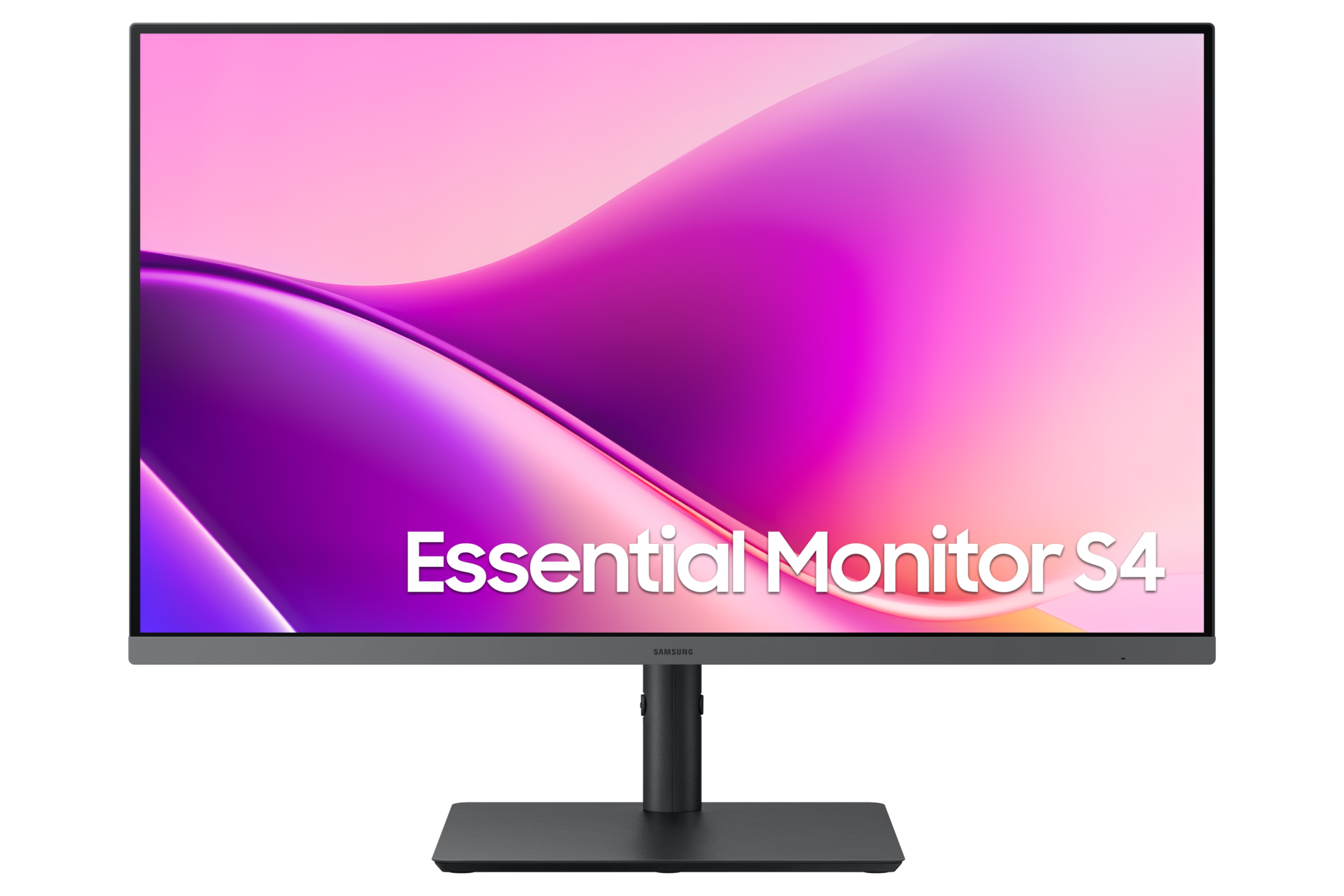 24\"/27\" Essential Monitor S4 S43UF Full HD 100Hz Front Black 
