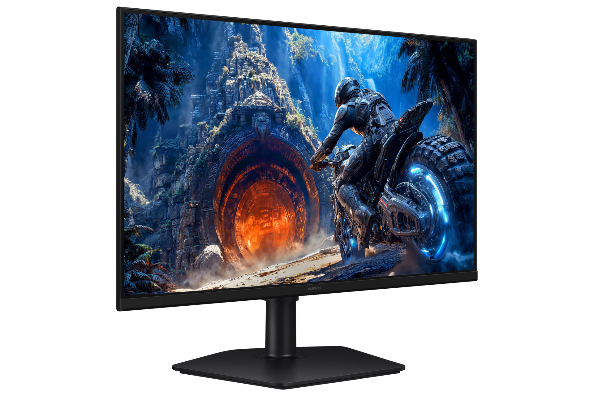 27-tolline Odyssey G4 G40H FHD 300Hz mängurimonitor, vasakpoolne vaatenurk, must