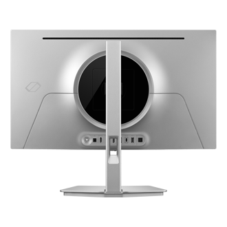 27/32 Inch Odyssey OLED G8 G80SH 4K 240Hz Gaming Monitor Back Silver 