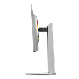 27/32 Inch Odyssey OLED G8 G80SH 4K 240Hz Gaming Monitor Tilt1 Silver 