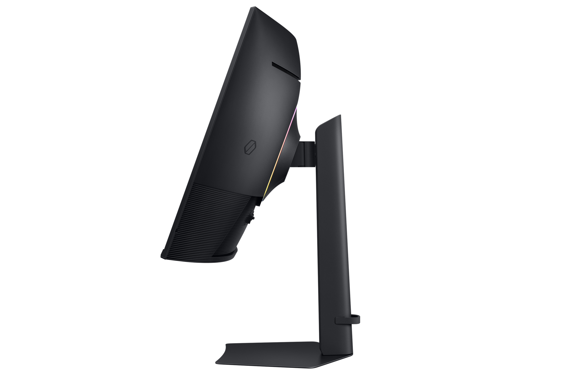37" Odyssey G7 G75F 4K 165Hz Gaming Monitor Tilt1 Black 