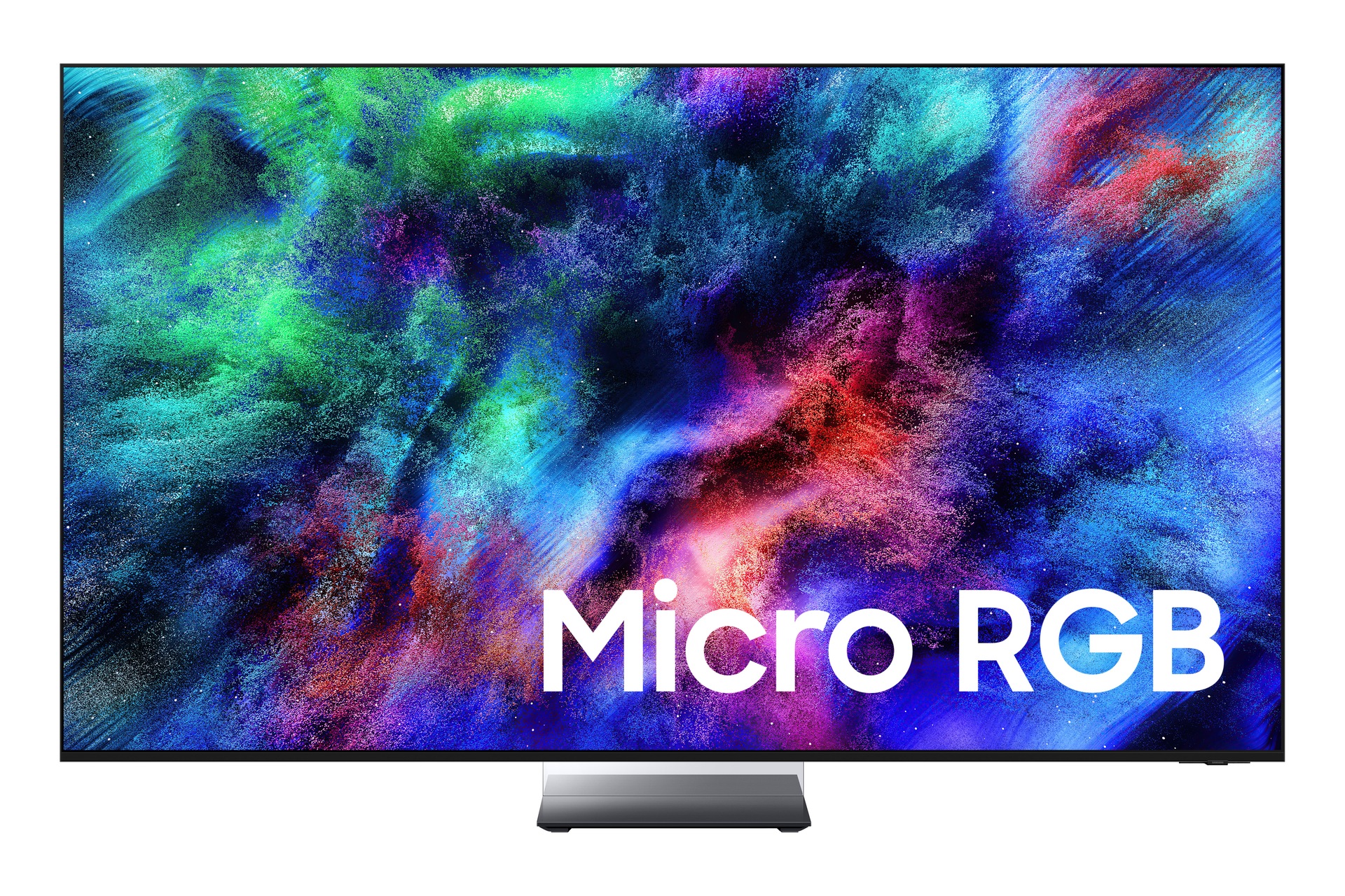 Micro RGB R95H 4K Samsung Vision AI Smart TV (2026) Front Black 