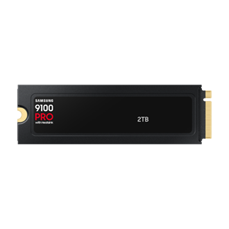 9100 PRO PCIe 5.0 NVMe M.2 SSD Back Black 